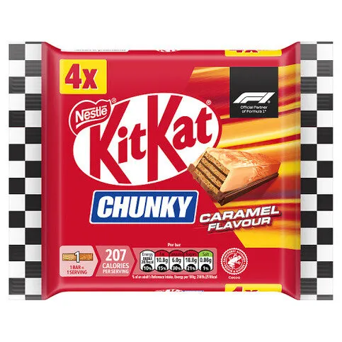 KitKat Chunky Caramel Flavour 4 x 40g