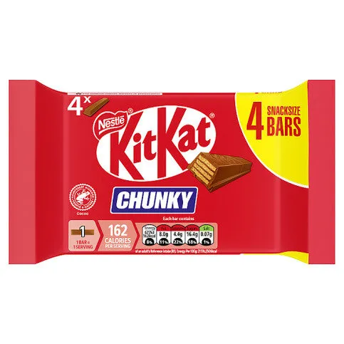 KitKat Chunky Bars 4 x 32g (128g)