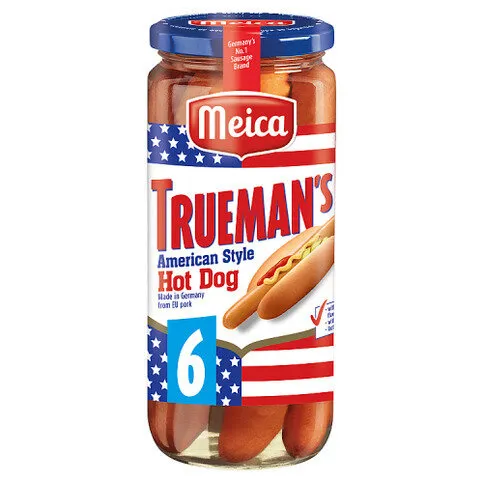 Meica Trueman's 6 American Style Hot Dog 540g