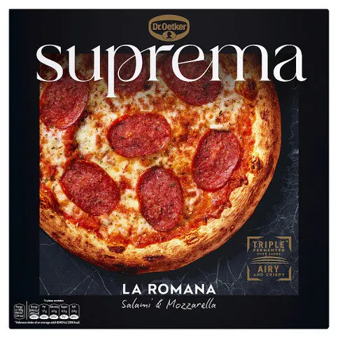 Dr. Oetker Suprema La Romana Salami & Mozzarella Pizza 425g