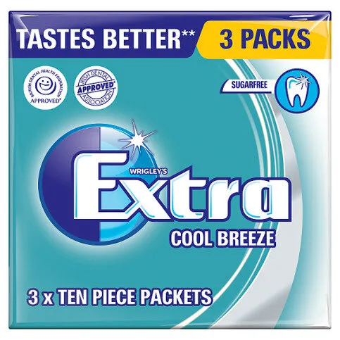 WRIGLEYS EXTRA COOL BREEZE 3PACK