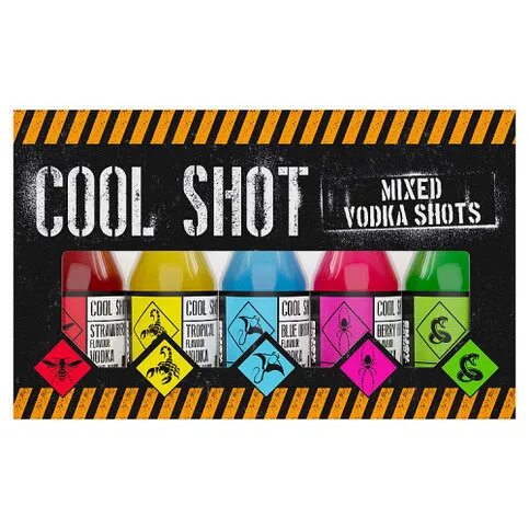 Cool Shot Mixed Vodka Shots 5 x 20ml