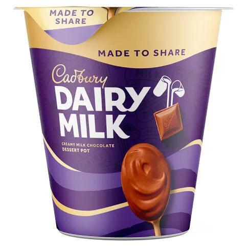 Cadbury Dairy Milk Creamy Milk Chocolate Dessert Pot 350g