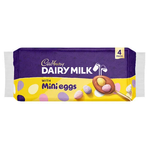 Cadbury Dairy Milk with Mini Eggs 300g (4 x 75g)