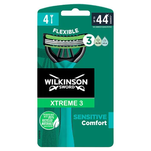 Wilkinson Sword Xtreme 3 Sensitive Razors 4pk