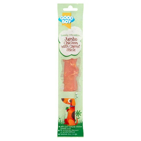 GOOD BOY Jumbo Chicken with Carrot Stick 100g