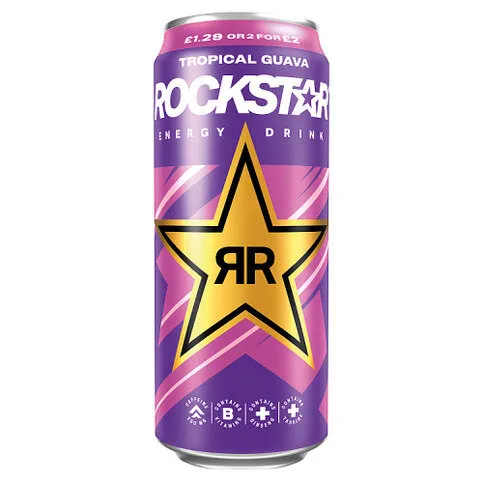 Rockstar Tropical Guava Energy Drink 500ml
