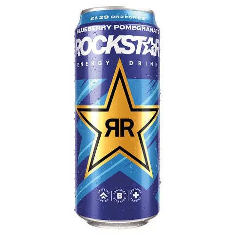 Rockstar Blueberry Pomegranate Energy Drink 500ml