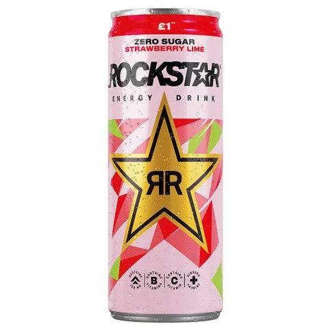 Rockstar Strawberry Lime Energy Drink 330ml
