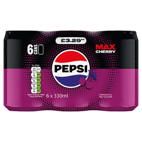 Pepsi Max Cherry 6 x 330ml