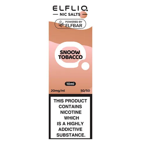 Elfliq Snoow Tobacco Nic Salts 20mg/ml 10ml