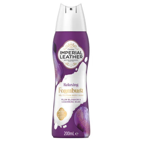 IMPERIAL LEATHER FOAMBURST PLUM BLOSSOM & CASHMERE 200ML