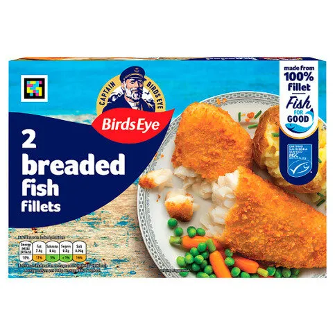 Birds Eye 2 Breaded Fish Fillets 200g