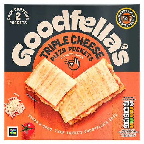 Goodfella's 2 Triple Cheese Pizza Pockets 250g