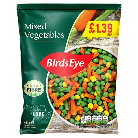 Birds Eye Mixed Vegetables 340g