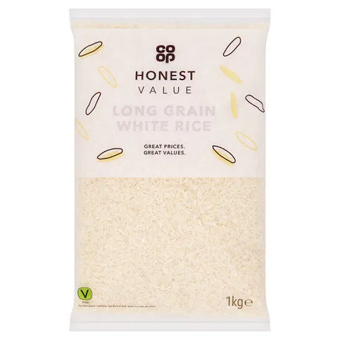 Co-op Honest Value Long Grain White Rice 1kg