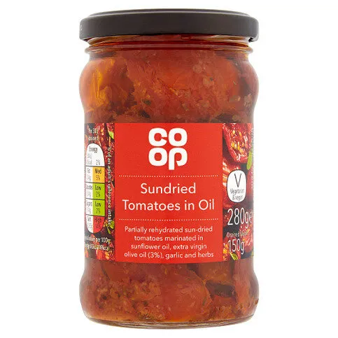 Co Op Sundried Tomatoes in Oil 280g