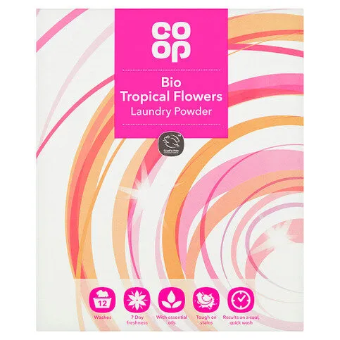 Co-op Bio Tropical Flowers Laundry Powder 780g