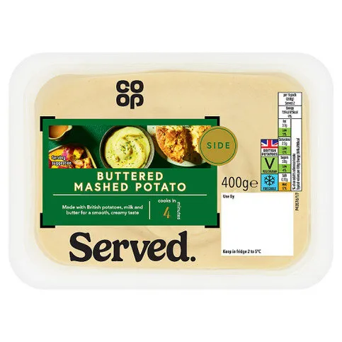 Co-op Buttered Mashed Potato 400g
