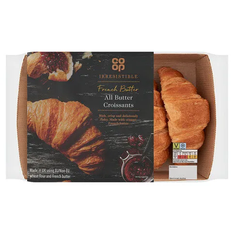 Co Op Irresistible All Butter Croissants 4pk 4pk