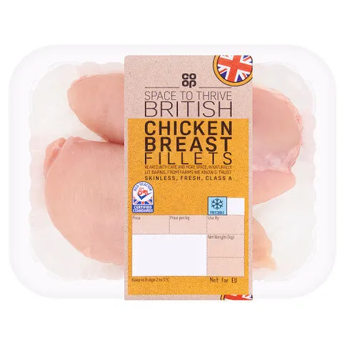 Co-op Space to Thrive British Chicken Breast Fillets 300g