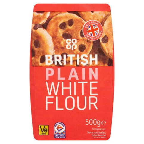 Co-op British Plain White Flour 500g
