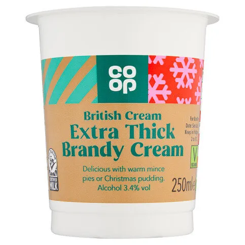 Co-op Extra Thick Brandy Cream 250ml