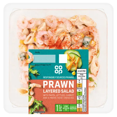 Co-op Prawn Layered Salad 300g