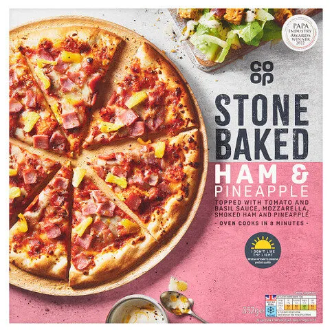 Co-op Stonebaked Ham & Pineapple 352g