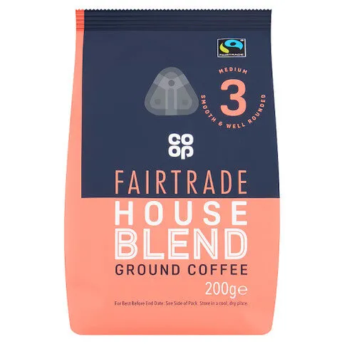 Co-op House Blend Ground Coffee 200g