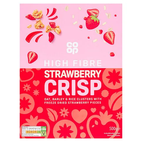 Co-op Strawberry Crisp 500g