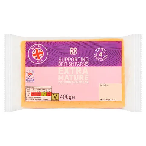 Co-op Extra Mature Coloured Cheddar 400g