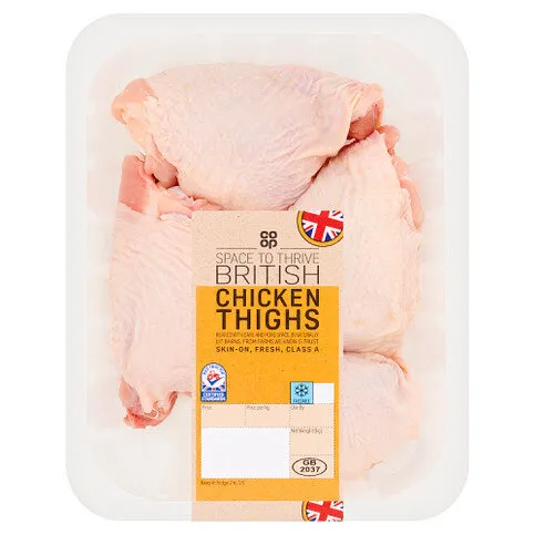 Co-op Space to Thrive British Chicken Thighs 600g