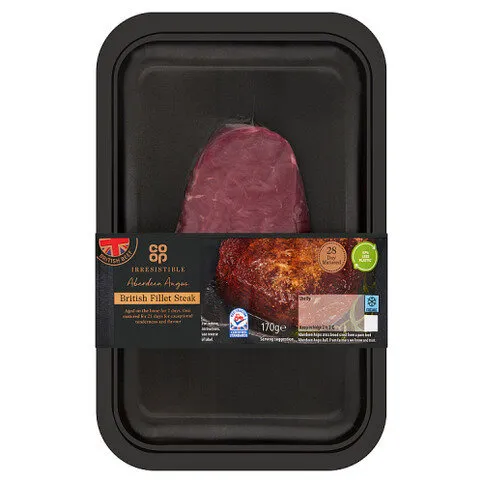 Co-op Irresistible Aberdeen Angus British Fillet Steak 170g