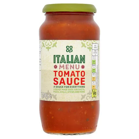 Co-op Italian Menu Tomato Sauce 500g