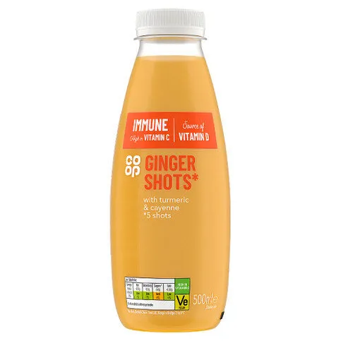 Co Op Ginger Shot Multidose 500ml