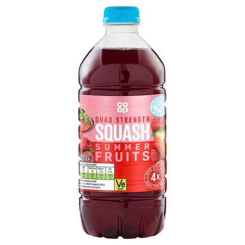 Co-op Summer Fruits Squash 750ml