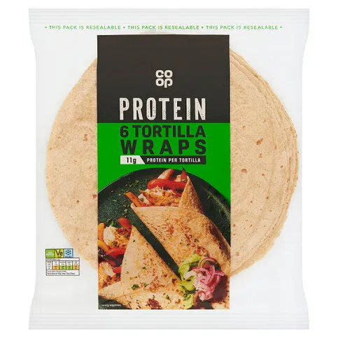 Co Op Protein Tortilla Wraps 6pk 6pk