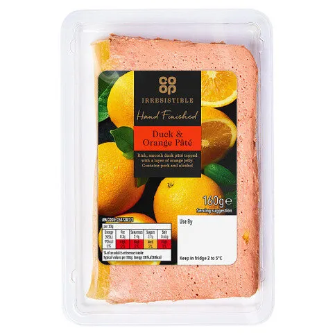 Co-op Irresistible Duck & Orange Pâté 160g