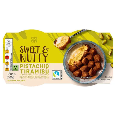 Co-op Pistachio Tiramisu 2s 160g