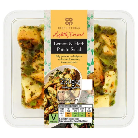 Co-op Irresistible Lemon & Herb Potato Salad 250g
