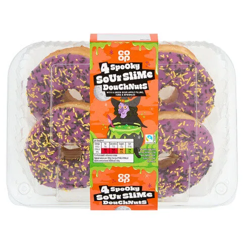 Co-op 4 Spooky Sour Slime Doughnuts