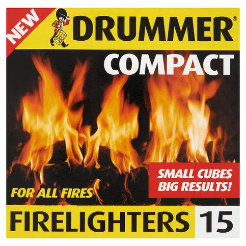 Drummer 15 Compact Firelighters