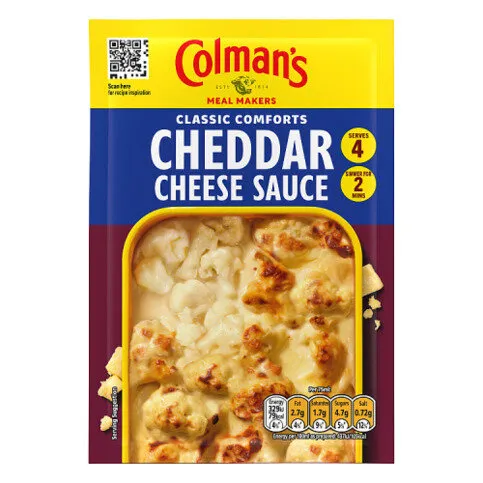 Colman's Classic Comforts Meal Maker Cheddar Cheese Sauce 40 g