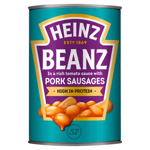Heinz Baked Beanz with Sausages 415g