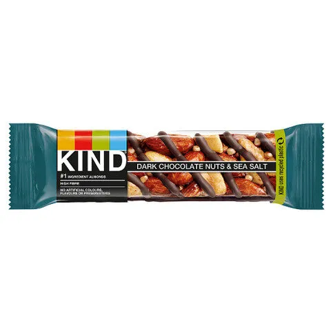 Kind Dark Chocolate Nuts & Sea Salt 40g