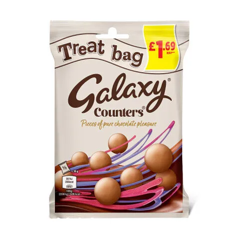Galaxy Counters Milk Chocolate Buttons Bag 78g