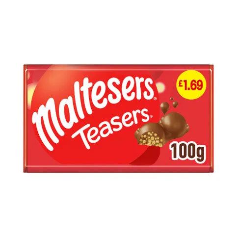 Maltesers Teasers Milk Chocolate & Honeycomb Block Bar £1.69 PMP 100g