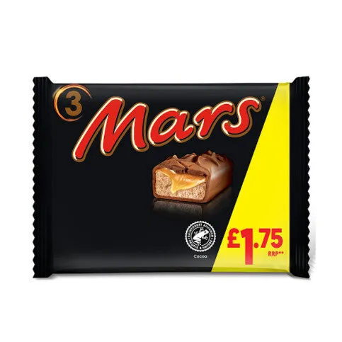Mars Caramel Multipack Chocolate Bars 3 x 40g