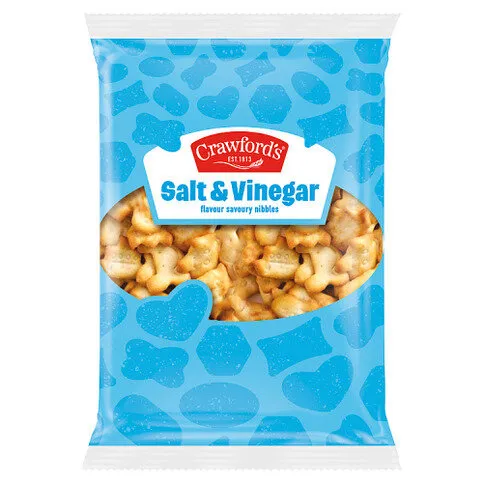 Crawford's Salt & Vinegar Flavour Savoury Nibbles 200g